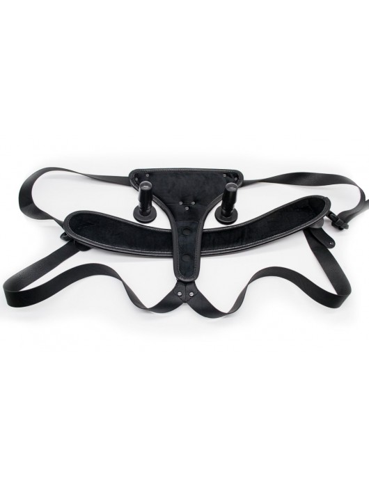 Реалистичный страпон Woman Midi с вагинальной пробкой - 19 см. - LOVETOY (А-Полимер) - купить с доставкой в Орле