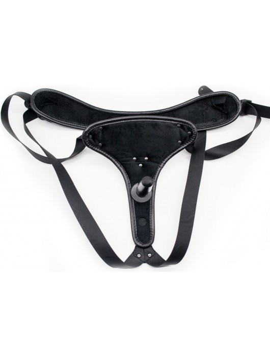 Реалистичный страпон Woman Midi с вагинальной пробкой - 19 см. - LOVETOY (А-Полимер) - купить с доставкой в Орле