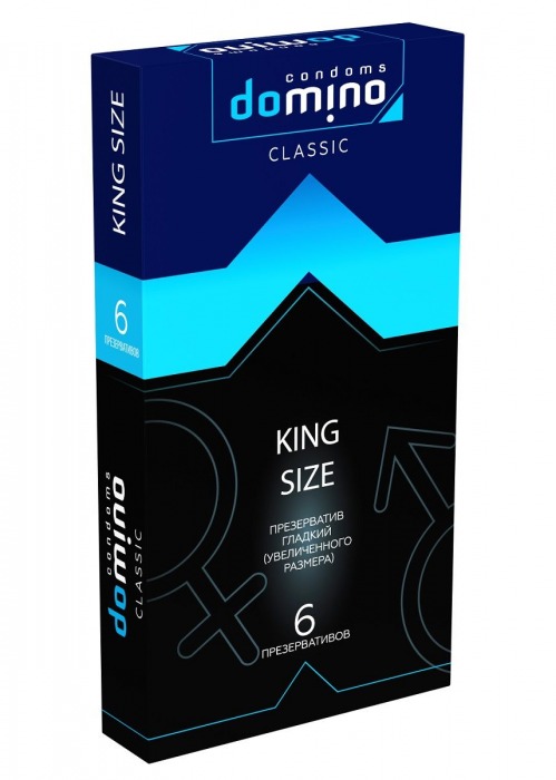 Презервативы увеличенного размера DOMINO Classic King size - 6 шт. - Domino - купить с доставкой в Орле