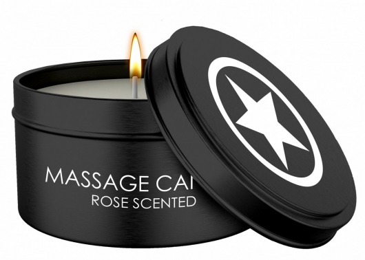 Массажная свеча с ароматом розы Massage Candle - Shots Media BV - купить с доставкой в Орле