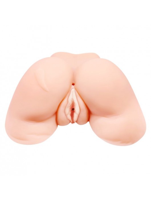 Телесная вибровагина Julie с 2 рабочими отверстиями - Baile - в Орле купить с доставкой