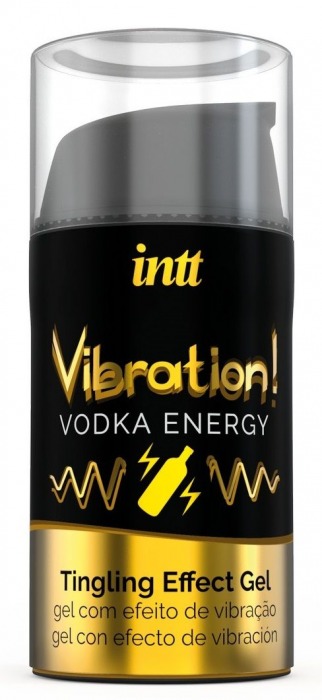 Жидкий интимный гель с эффектом вибрации Vibration! Vodka Energy - 15 мл. - INTT - купить с доставкой в Орле