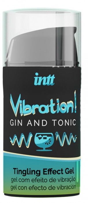 Жидкий интимный гель с эффектом вибрации Vibration! Gin   Tonic - 15 мл. - INTT - купить с доставкой в Орле