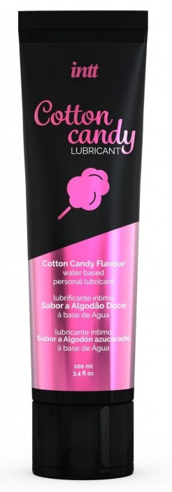 Интимный гель на водной основе Cotton Candy Lubricant - 100 мл. - INTT - купить с доставкой в Орле