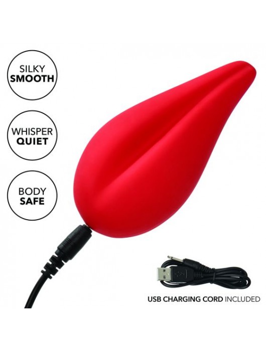 Красный клиторальный вибромассажер Red Hot Flicker - California Exotic Novelties