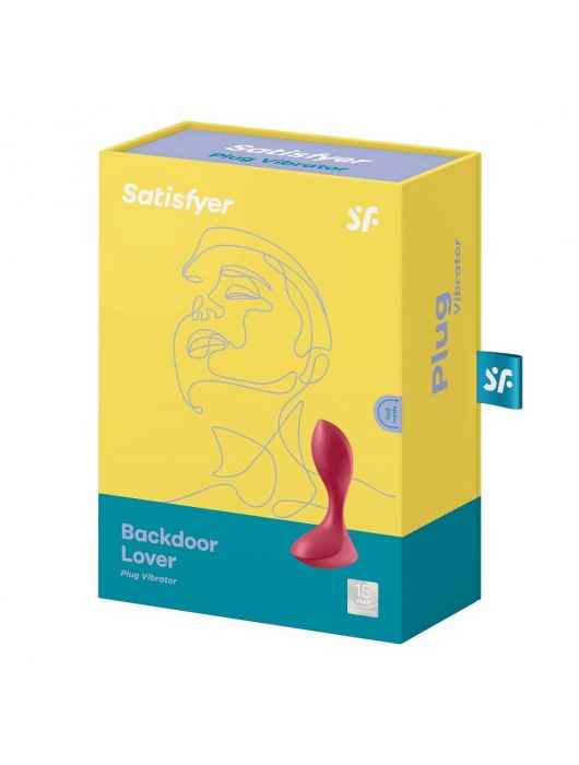 Красный вибромассажёр простаты Satisfyer Backdoor Lover - 14 см. - Satisfyer - в Орле купить с доставкой