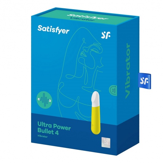 Желтый мини-вибратор Ultra Power Bullet 4 - Satisfyer