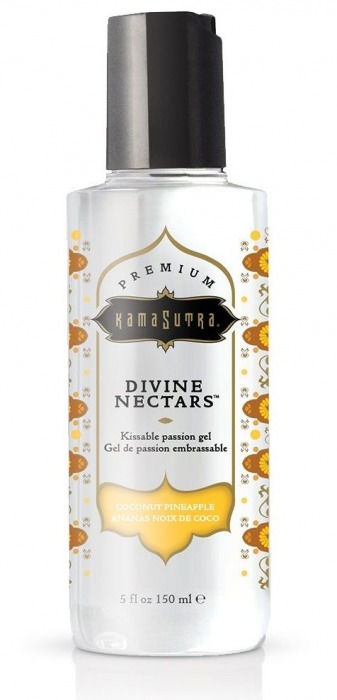Гель-лубрикант на водной основе Divine Nectars Vanilla с ароматом ванили - 150 мл. - Kama Sutra - купить с доставкой в Орле