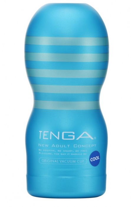 Мастурбатор с охлаждающей смазкой TENGA Original Vacuum Cup Cool - Tenga - в Орле купить с доставкой