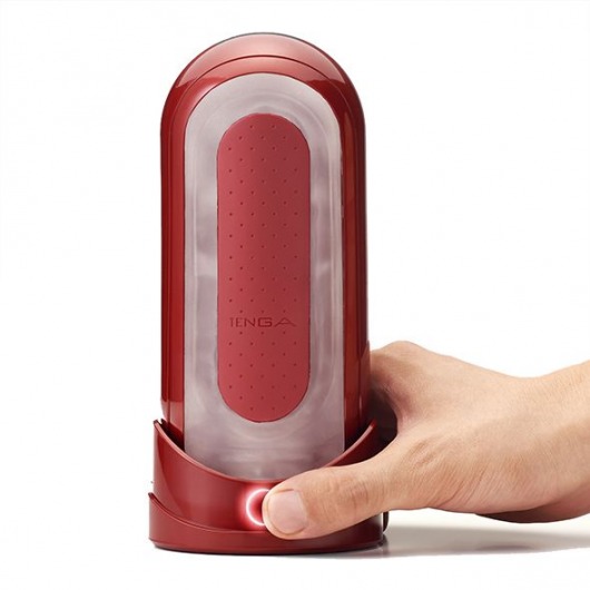 Красный мастурбатор Flip Zero Red   Warmer с подогревом - Tenga - в Орле купить с доставкой