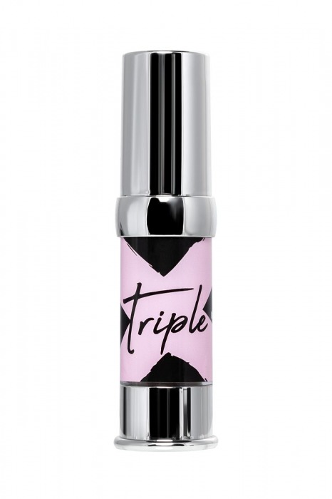 Возбуждающий гель с эффектом вибрации и охлаждения Triple X 3 in 1 Unisex Pleasure Enhancer Gel - 15 мл. - Secret Play - купить с доставкой в Орле