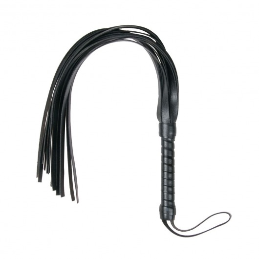 Черный флоггер Flogger Whip - 46 см. - Easy toys - купить с доставкой в Орле