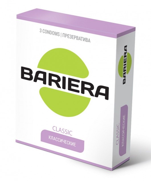 Классические презервативы Bariera Classic - 3 шт. - Bariera - купить с доставкой в Орле