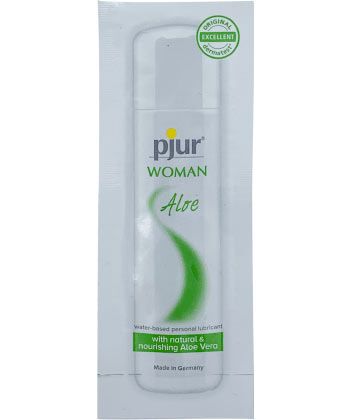 Лубрикант на водной основе pjur WOMAN Aloe - 2 мл. - Pjur - купить с доставкой в Орле