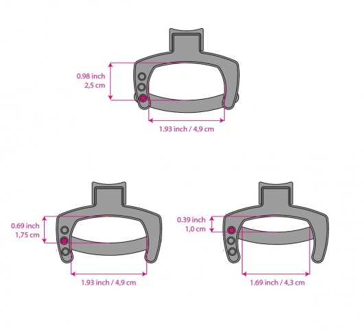 Кольцо с зажимом для мошонки для пояса верности Pubic Enemy - MyStim - купить с доставкой в Орле