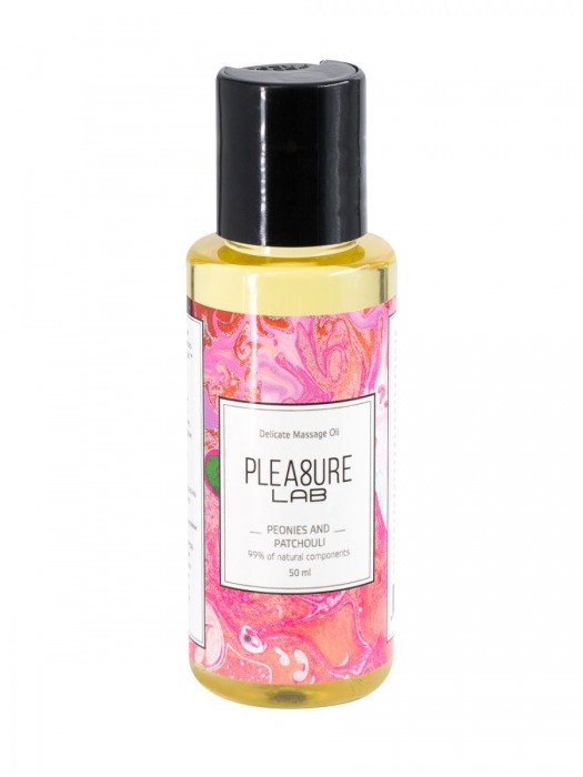 Массажное масло Pleasure Lab Delicate с ароматом пиона и пачули - 50 мл. - Pleasure Lab - купить с доставкой в Орле