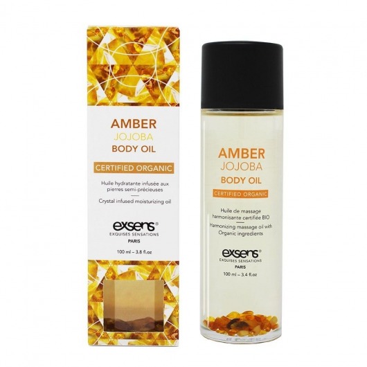 Органическое массажное масло AMBER JOJOBA - 100 мл. - Exsens - купить с доставкой в Орле