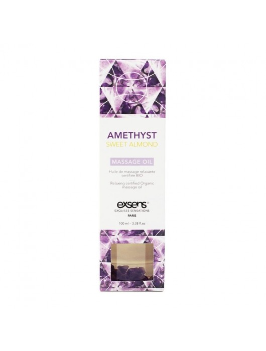 Органическое массажное масло AMETHYST SWEET ALMOND - 100 мл. - Exsens - купить с доставкой в Орле