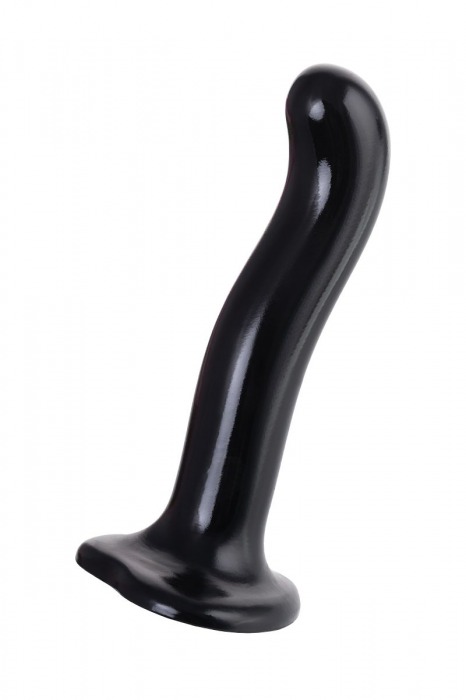 Черный стимулятор для пар P G-Spot Dildo Size M - 18 см. - Strap-on-me - в Орле купить с доставкой