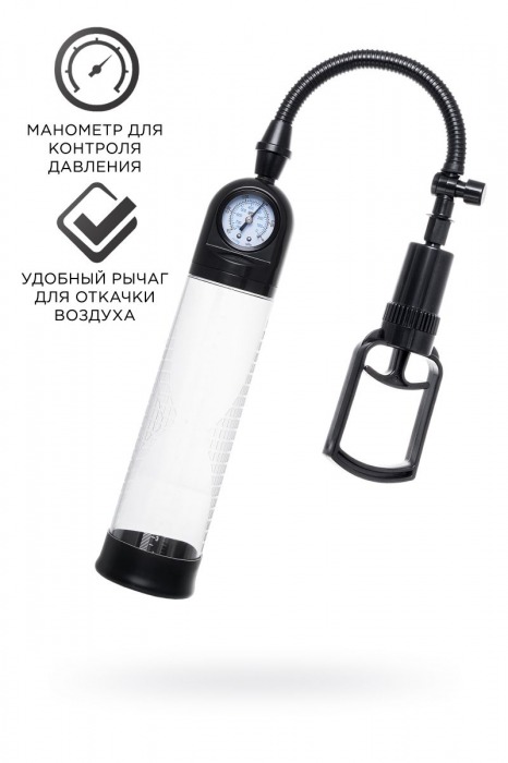 Прозрачная механическая помпа Helmer с манометром - Sexus - в Орле купить с доставкой