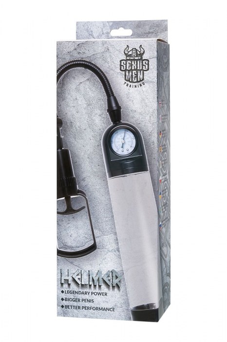Прозрачная механическая помпа Helmer с манометром - Sexus - в Орле купить с доставкой