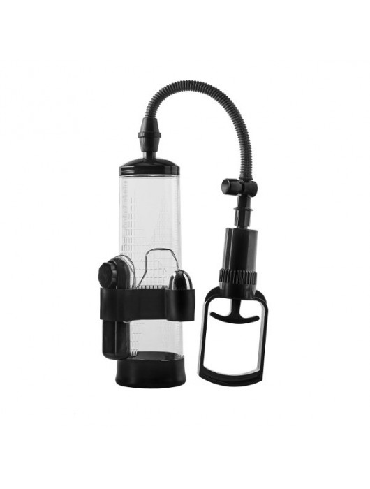 Прозрачная вакуумная помпа с вибрацией Vibrating Penis Pump - Dream Toys - в Орле купить с доставкой