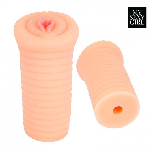 Реалистичный мастурбатор-вагина телесного цвета с вибрацией - Bior toys - в Орле купить с доставкой