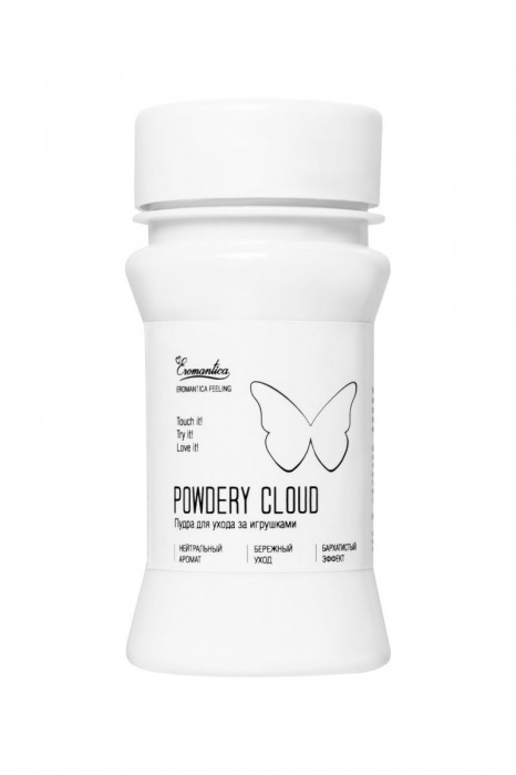 Пудра для ухода за игрушками Powdery Cloud с нейтральным ароматом - 40 гр. - Eromantica - купить с доставкой в Орле