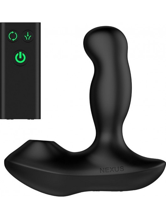 Черный вибратор-ротатор для стимуляции простаты Nexus Revo Air - Nexus Range - в Орле купить с доставкой