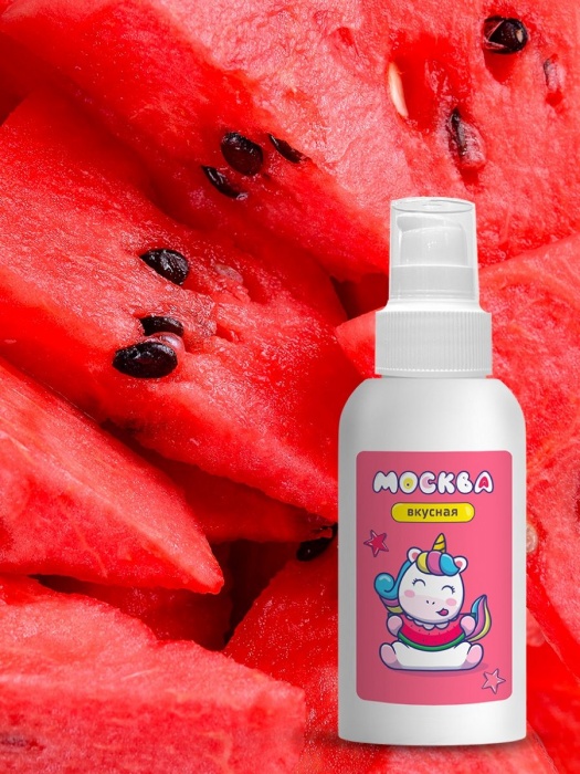 Универсальная смазка с ароматом арбуза  Москва Вкусная  - 100 мл. - Москва - купить с доставкой в Орле