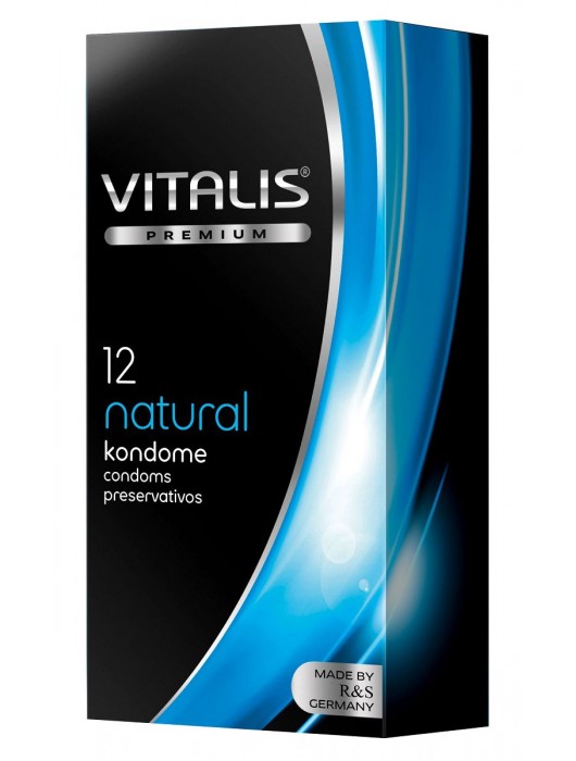 Классические презервативы VITALIS PREMIUM natural - 12 шт. - Vitalis - купить с доставкой в Орле