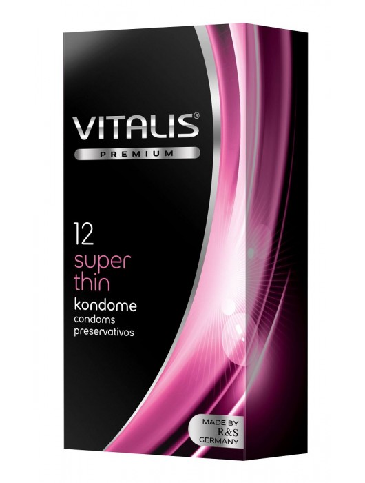 Ультратонкие презервативы VITALIS PREMIUM super thin - 12 шт. - Vitalis - купить с доставкой в Орле