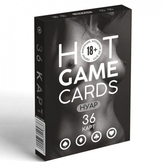 Игральные карты HOT GAME CARDS НУАР - 36 шт. - Сима-Ленд - купить с доставкой в Орле