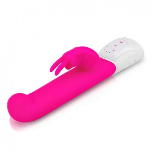 Розовый вибромассажер для G-точки Come hither G-Spot Rabbit - 24,5 см. - Rabbit Essentials