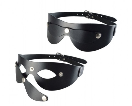 Черная кожаная маска  Новичок - Sitabella - купить с доставкой в Орле