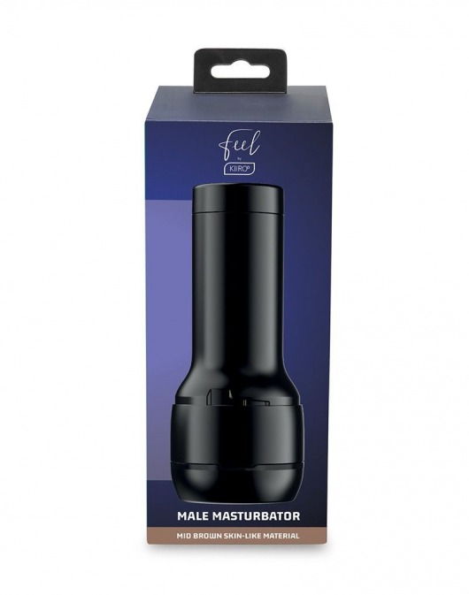 Коричневый мастурбатор-вагина Feel Stroker - Kiiroo - в Орле купить с доставкой