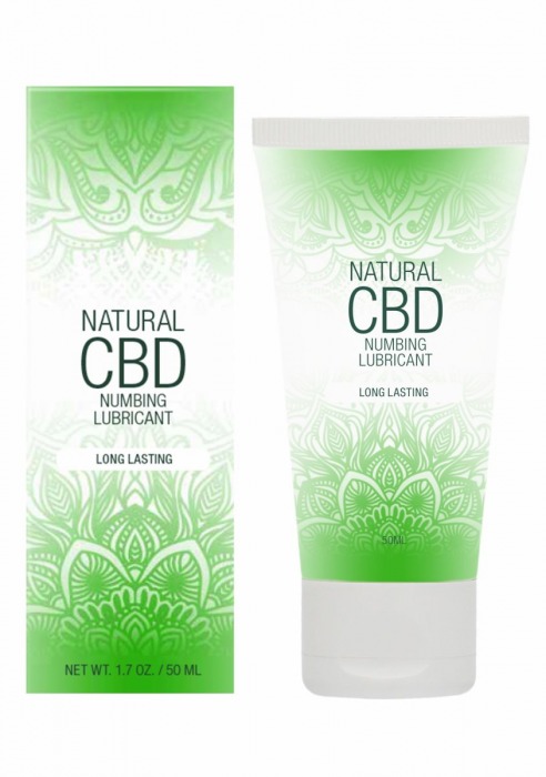 Лубрикант с пролонгирующим эффектом Natural CBD Numbing Lubricant - 50 мл. - Shots Media BV - купить с доставкой в Орле