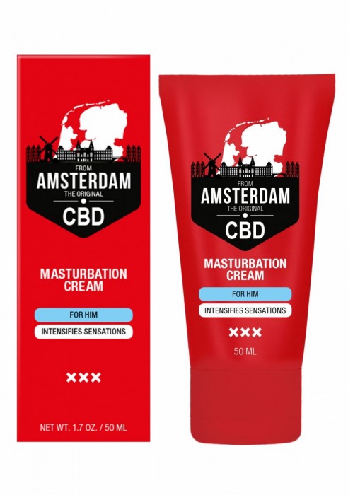 Крем для мастурбации для мужчин CBD from Amsterdam Masturbation Cream For Him - 50 мл. - Shots Media BV - купить с доставкой в Орле