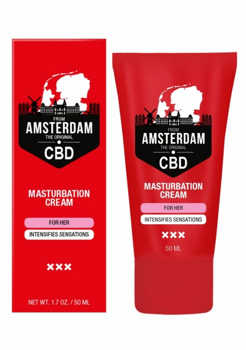 Крем для мастурбации для женщин CBD from Amsterdam Masturbation Cream For Her - 50 мл. - Shots Media BV - купить с доставкой в Орле