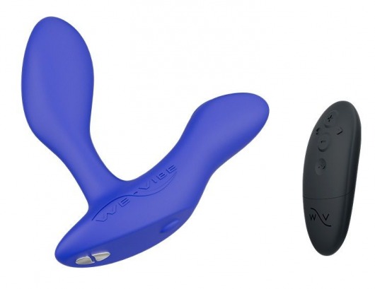 Синий анальный вибратор We-Vibe Vector+ - We-vibe - в Орле купить с доставкой