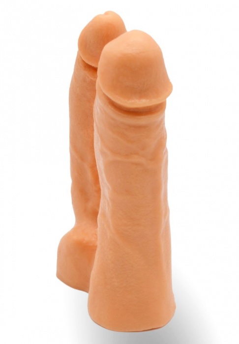 Двойной фаллоимитатор на трусиках с плугом - 15 см. - LOVETOY (А-Полимер) - купить с доставкой в Орле