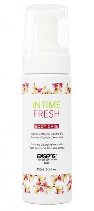 Органическая интимная очищающая пенка Intime Fresh - 150 мл. - Exsens - купить с доставкой в Орле