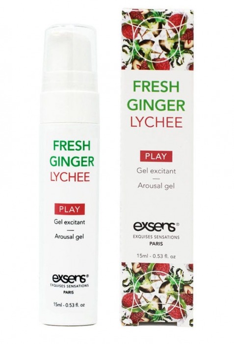 Возбуждающий гель Fresh Ginger Lychee Arousal Gel - 15 мл. - Exsens - купить с доставкой в Орле