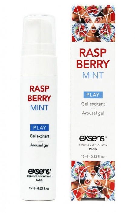 Возбуждающий гель Raspberry Mint с ароматом малины и мяты - 15 мл. - Exsens - купить с доставкой в Орле