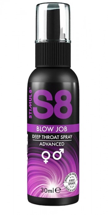 Лубрикант для орального секса S8 Deep Throat Spray - 30 мл. - Stimul8 - купить с доставкой в Орле