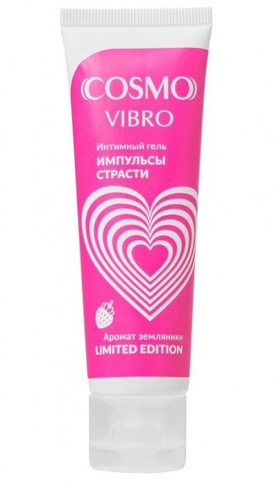 Возбуждающий гель на водно-силиконовой основе Cosmo Vibro с ароматом земляники - 50 гр. - Биоритм - купить с доставкой в Орле