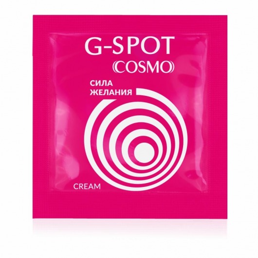 Стимулирующий интимный крем для женщин Cosmo G-spot - 2 гр. - Биоритм - купить с доставкой в Орле