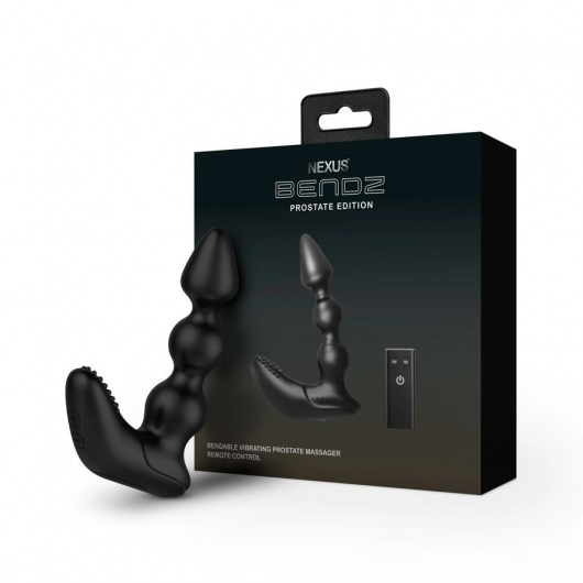 Черный вибростимулятор Nexus Bendz Prostate Edition - 14,1 см. - Nexus Range - в Орле купить с доставкой