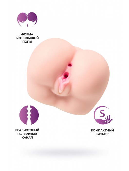 Реалистичный мастурбатор Paula с 2 любовными тоннелями - ToyFa - в Орле купить с доставкой