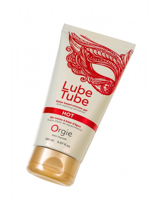 Интимный гель на водной основе Lube Tube Hot с разогревающим эффектом - 150 мл. - ORGIE - купить с доставкой в Орле